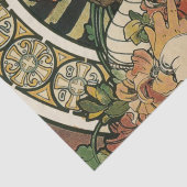 Alfonse Mucha Trappistine Nouveau Tissuepapier (Detail)