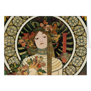 Alfonse Mucha Trappistine Nouveau Vintage Poster