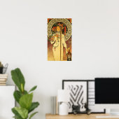 Alfonse Mucha Trappistine Nouveau Vintage Poster (Thuiskantoor)