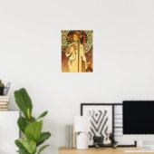 Alfonse Mucha Trappistine Nouveau Vintage Poster (Thuiskantoor)