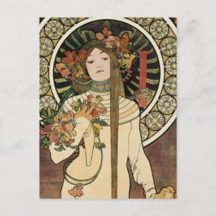 Alfonse Mucha Trappistine Nouveau Vintage Poster Briefkaart