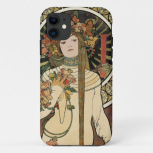 Alfonse Mucha Trappistine Nouveau Vintage Poster iPhone 11 Hoesje
