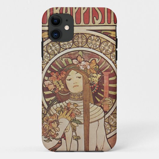 Alfonse Mucha Trappistine Nouveau Vintage Poster Case-Mate iPhone Case (Achterkant)