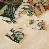 Alfonse Mucha Trappistine Nouveau Vintage Poster Legpuzzel (Zijkant)