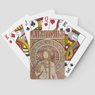 Alfonse Mucha Trappistine Nouveau Vintage Poster Speelkaarten