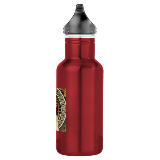 Alfonse Mucha Trappistine Nouveau Waterfles (Rechts)