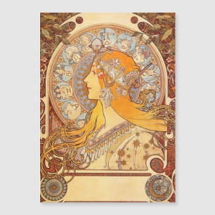 Alfonse Mucha Zodiac Art Nouveau Woman