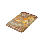 Alfonse Mucha Zodiac Art Nouveau Woman Badmat (Gekanteld)