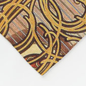 Alfonse Mucha Zodiac Art Nouveau Woman Fleece Deken (Hoek)