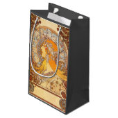 Alfonse Mucha Zodiac Art Nouveau Woman Klein Cadeauzakje (Achterkant Gekanteld)