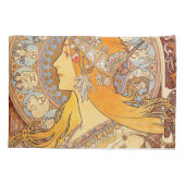 Alfonse Mucha Zodiac Art Nouveau Woman Kussensloop (Achterkant)