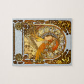Alfonse Mucha Zodiac Art Nouveau Woman Legpuzzel (Horizontaal)