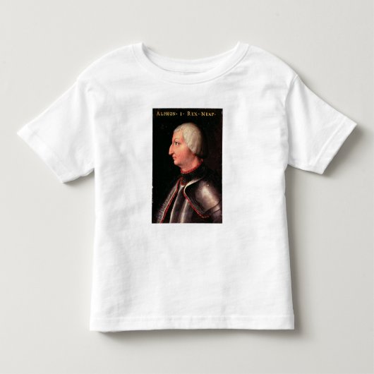 Alfonso V de 'Magnanimous', koning van Aragón Kinder Shirts (Voorkant)