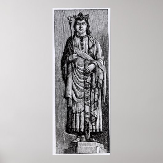 Alfonso X 'the Wise', koning van Castilië Poster (Voorkant)