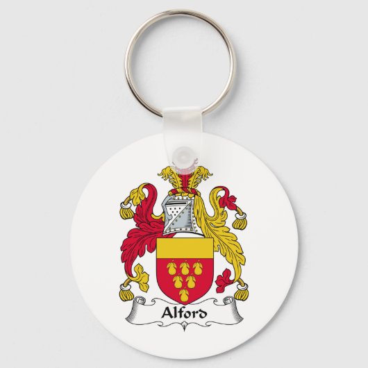 Alford Family Crest Sleutelhanger (Voorkant)