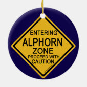 Alforenzone invoeren keramisch ornament (Achterkant)