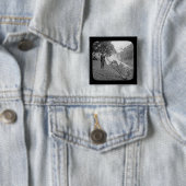 Alforn Magic Lantern Slide Vierkante Button 5,1 Cm (In situ)