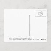 Alforn Musicians in de Kleine Scheidegg Zwitserlan Briefkaart (Achterkant)