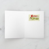 Alfosne Mucha Feestdagen Kaart (Binnen)