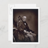 Alfred Auguste Cuvillier-Fleury (1802-87), uit 'G Briefkaart (Voorkant / Achterkant)