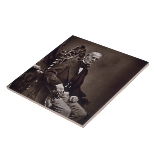 Alfred Auguste Cuvillier-Fleury (1802-87), uit 'G Tegeltje (Zijkant)