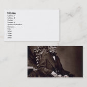 Alfred Auguste Cuvillier-Fleury (1802-87), uit 'G Visitekaartje (Voorkant / Achterkant)