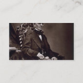 Alfred Auguste Cuvillier-Fleury (1802-87), uit 'G Visitekaartje (Achterkant)