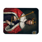 Alfred de Grote (849-99), na een schilderij in de Magneet (Horizontaal)