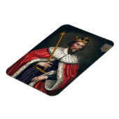 Alfred de Grote (849-99), na een schilderij in de Magneet (Linkerzijde)