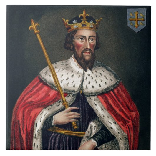 Alfred de Grote (849-99), na een schilderij in de Tegeltje (Voorkant)