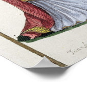 Alfred de Grote (849-99) uit 'Receuil des Estamp' Poster (Hoek)