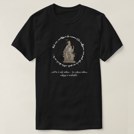 Alfred de Grote Citaat, T-shirt (Design voorkant)