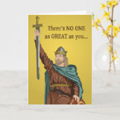 Alfred de Grote Er is niemand zo groot als jij Kaart (Gele Bloem)