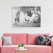 Alfred de Musset Eugene Delacroix Canvas Afdruk (Insitu (Woonkamer))