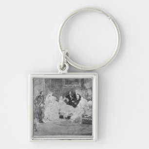 Alfred de Musset Eugene Delacroix Sleutelhanger