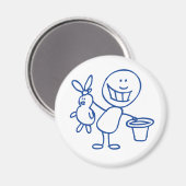 Alfred Doodle Magneet (Voorkant / Achterkant)