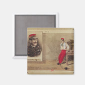 Alfred Dreyfus als gevangene 1894-1906 Magneet (Voorkant / Achterkant)