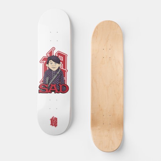 Alfred E(mo) Neuman Persoonlijk Skateboard (Voorkant)