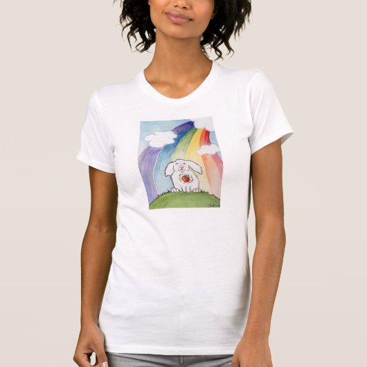 Alfred en de regenboogbrug t-shirt (Voorkant)