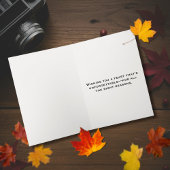 Alfred Gobblecock’s Psycho Funny Thanksgiving Feestdagen Kaart