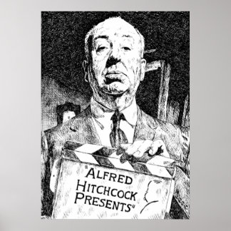 Alfred Hitchcock Cadeaus Poster