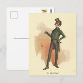 Alfred Jingle van The Pickwick Papers Briefkaart (Voorkant / Achterkant)