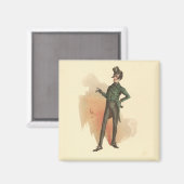 Alfred Jingle van The Pickwick Papers Magneet (Voorkant / Achterkant)
