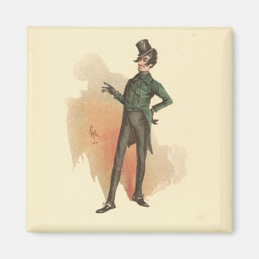 Alfred Jingle van The Pickwick Papers Magneet (Voorkant)