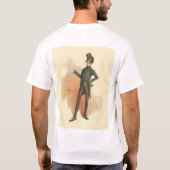 Alfred Jingle van The Pickwick Papers T-shirt (Achterkant)