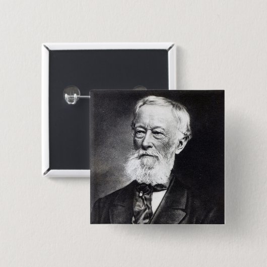 Alfred Krupp Vierkante Button 5,1 Cm (Voorkant /achterkant)