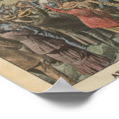 Alfred Leblanc komt aan in Issy-les-Moulineaux Poster (Hoek)