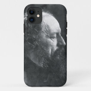 Alfred, Lord Tennyson (1809-92) c.1868 (albumen pr iPhone 11 Hoesje