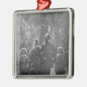 Alfred, Lord Tennyson Metalen Ornament (Links)