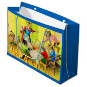 Alfred Mainzer cats Dinner Disaster print Groot Cadeauzakje (Voorkant Gekanteld)